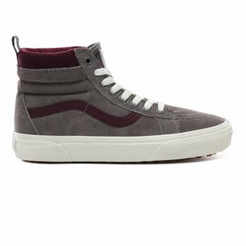 Női Vans Sk8-Hi MTE Magasszárú Cipő VA7314695 Szürke